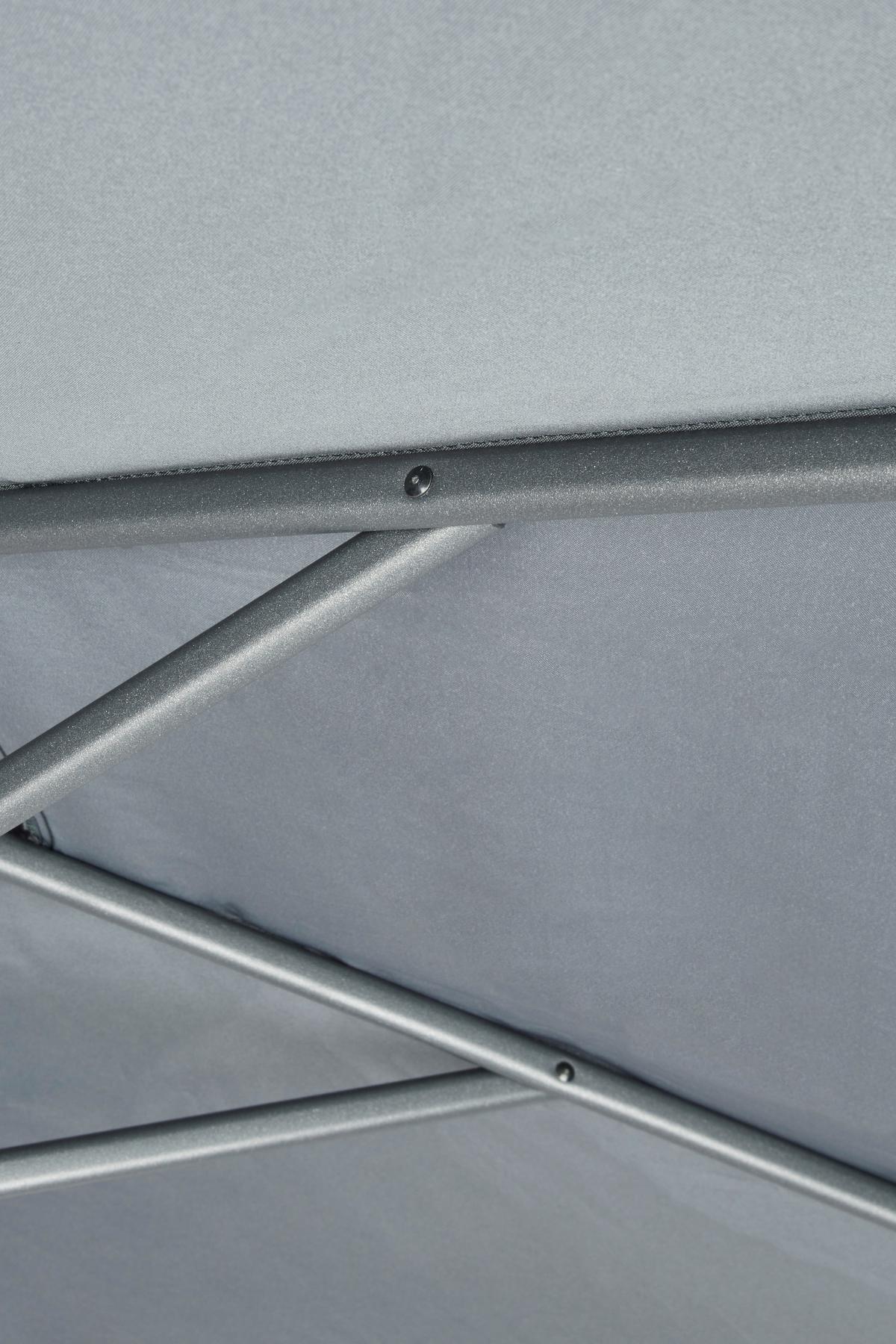 Ampelschirm Exellent Bht: 300x300x248 Cm Anthrazit - Anthrazit, MODERN, Textil/Metall (300/300/248cm) - Beldano