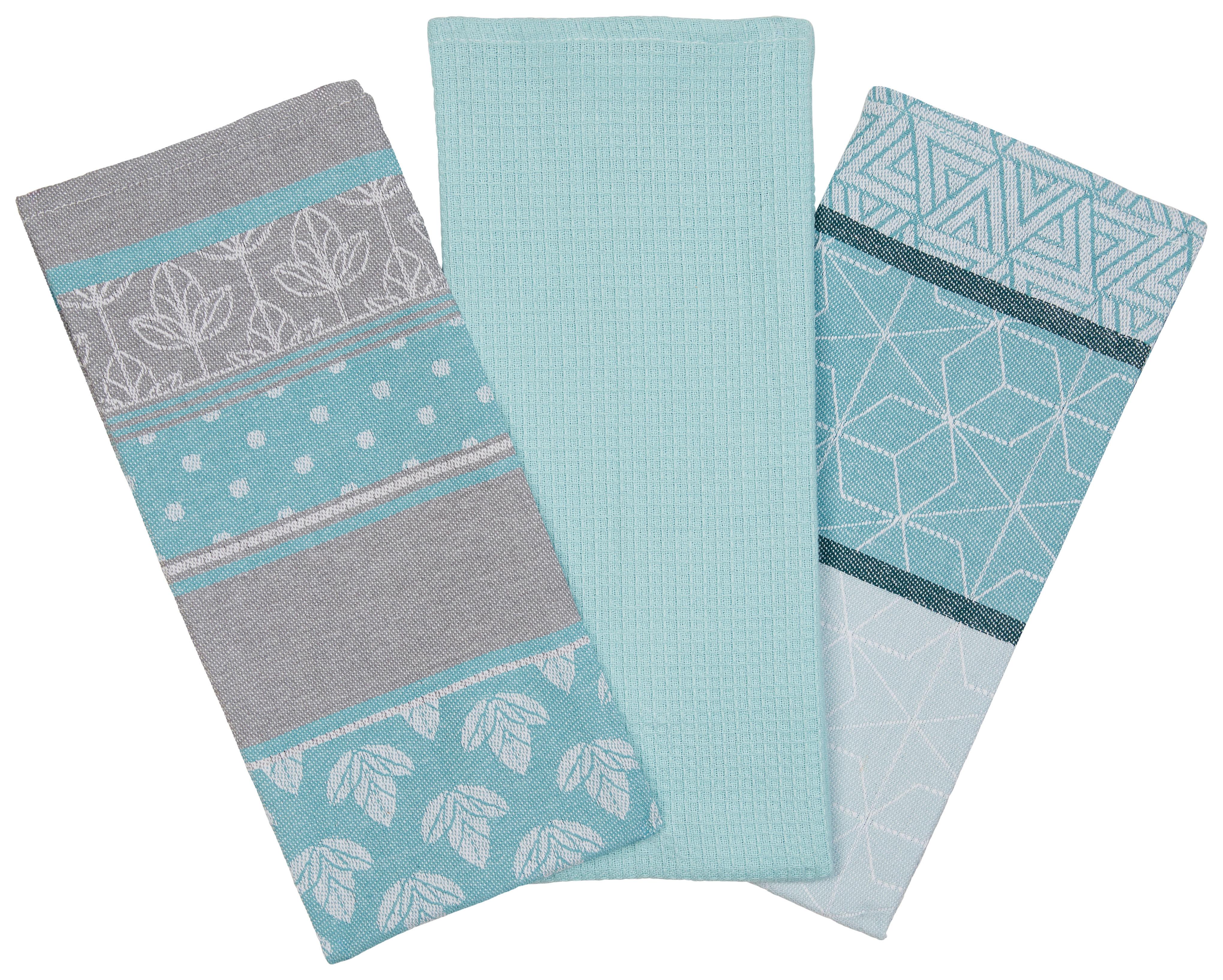 Konyharuha Szett Emilia Kb. 40/60cm - türkiz, Modern, textil (40/60cm) - Luca Bessoni