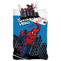 Kinderbettwäsche 140x200 cm Spiderman Renforcé - Multicolor, Textil