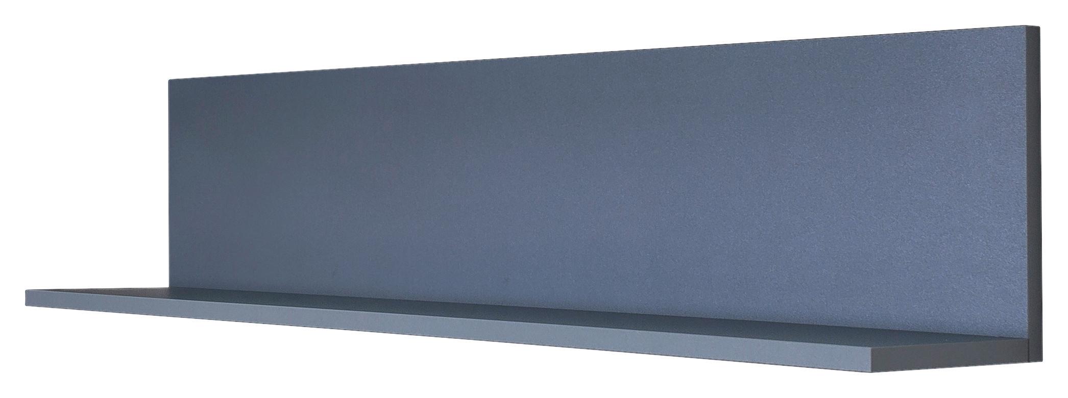 Falipolc Lucca 100/22,8cm - platinaszürke, Konventionell, faalapú anyag (100/22,8/18,6cm) - FlexWell