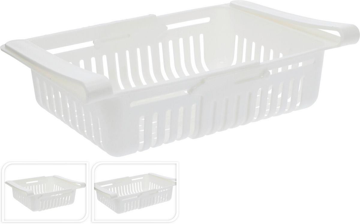 Organizér do chladničky ORGANIZER FRIDGE - priehľadné, Basics, plast (16.5/8/20.5cm)