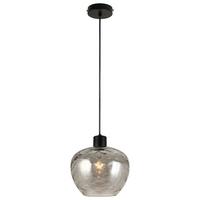 ZÁVĚSNÉ SVÍTIDLO RUZ - černá, Moderní, kov/sklo (24/120cm) - Modern Living