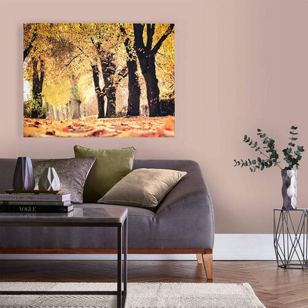 Leinwandbild Herbst - Multicolor, Basics, Wellpappe/Textil (75/100/3cm)