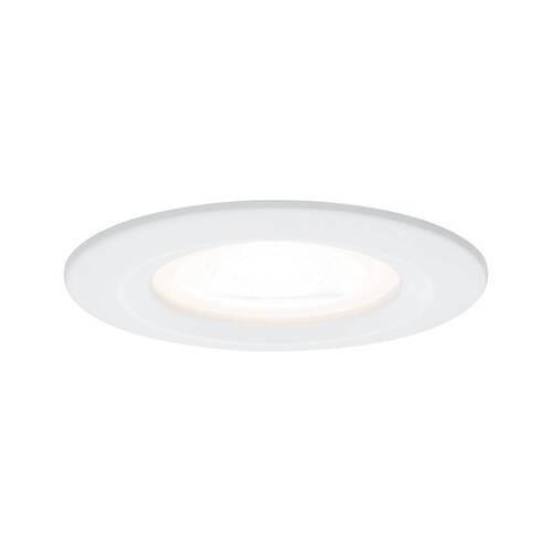 Deckenleuchte Ø 7,8 cm 1-Flammig, Rund - Weiß, Basics, Metall (7,8cm) - Paulmann