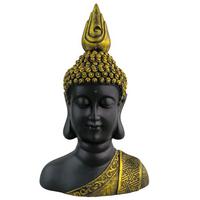 Buddha Fej Bima - fekete/arany, Lifestyle, műanyag (16/10,5/25,5cm) - Luca Bessoni