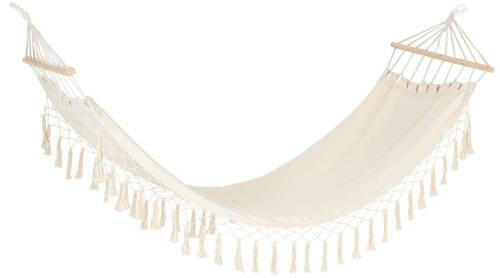 HOUPACÍ SÍŤ SONJA - bílá, Romantický / Rustikální, dřevo/textil (80/200cm) - Mömax