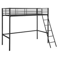 HOCHBETT Clove Schwarz 90x200cm - Schwarz, Design, Metall (90/200cm) - MID.YOU