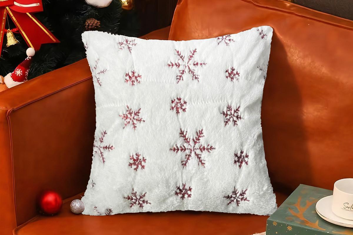 Zierkissen Shiny - Rot, MODERN, Textil (45/45cm) - Luca Bessoni