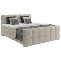 Zierkissenset Brisbane inkl. Tagesdecke creme - Creme, Trend, Textil (70/60/50cm) - Sembella