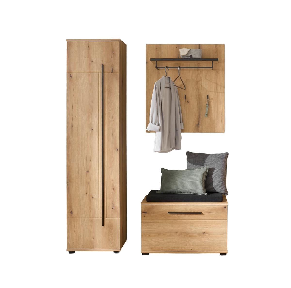 GARDEROBE Cantara Eichefarben B: 140cm - Eichefarben, MODERN, Holzwerkstoff (140/201/39cm) - MID.YOU