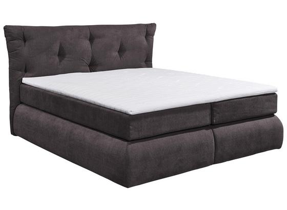 Boxspringbett mit Topper 180x200cm Madison 2, Schlamm - Schlammfarben, KONVENTIONELL, Holzwerkstoff/Textil (180/200cm) - Carryhome Boxspringbett mit Topper 180x200cm Madison 2, Schlamm - Schlammfarben, KONVENTIONELL, Holzwerkstoff/Textil (180/200cm) - Carryhome