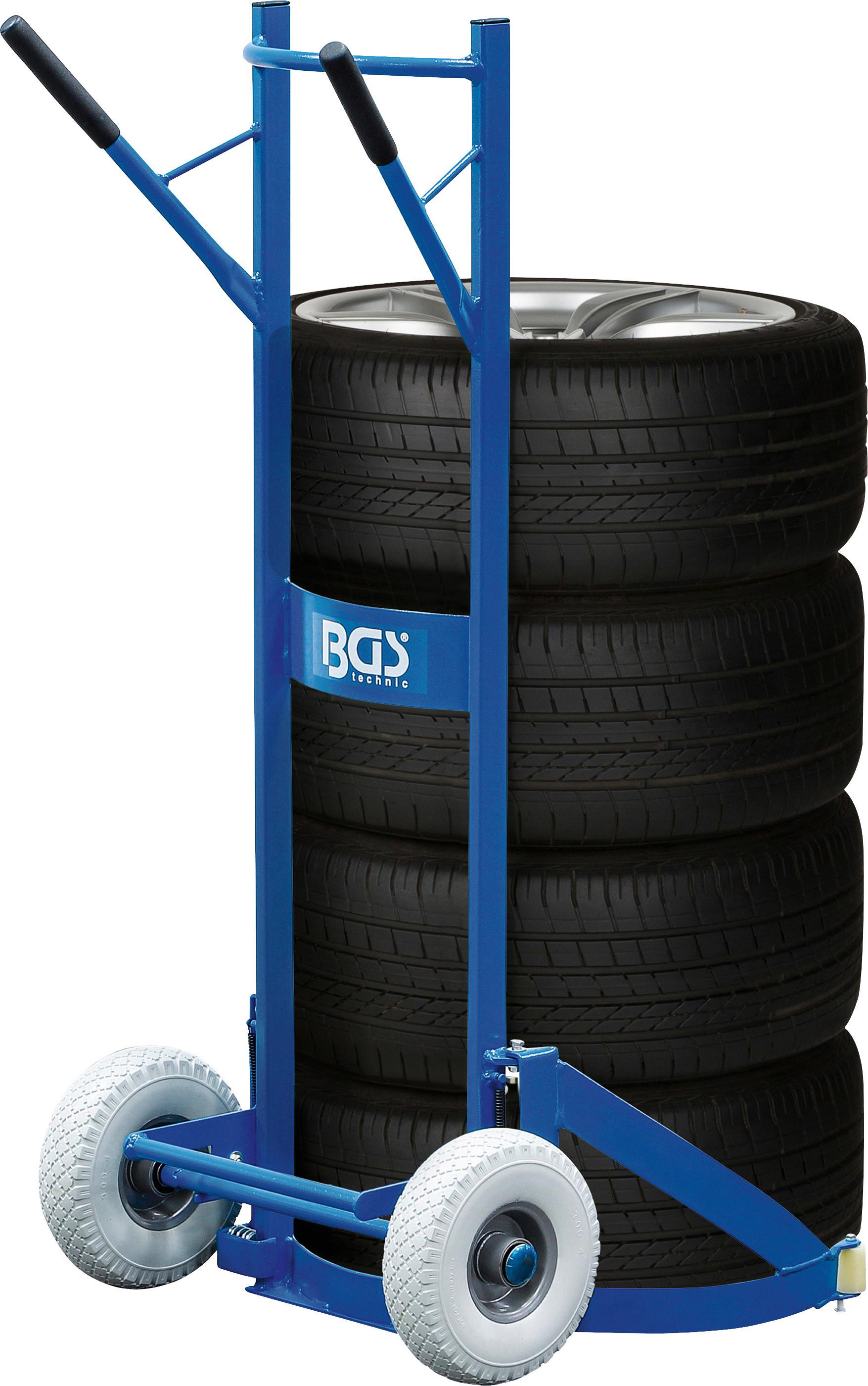 Reifenkarre 9027 - Blau/Weiß, Basics (61/138,5/69,5cm)