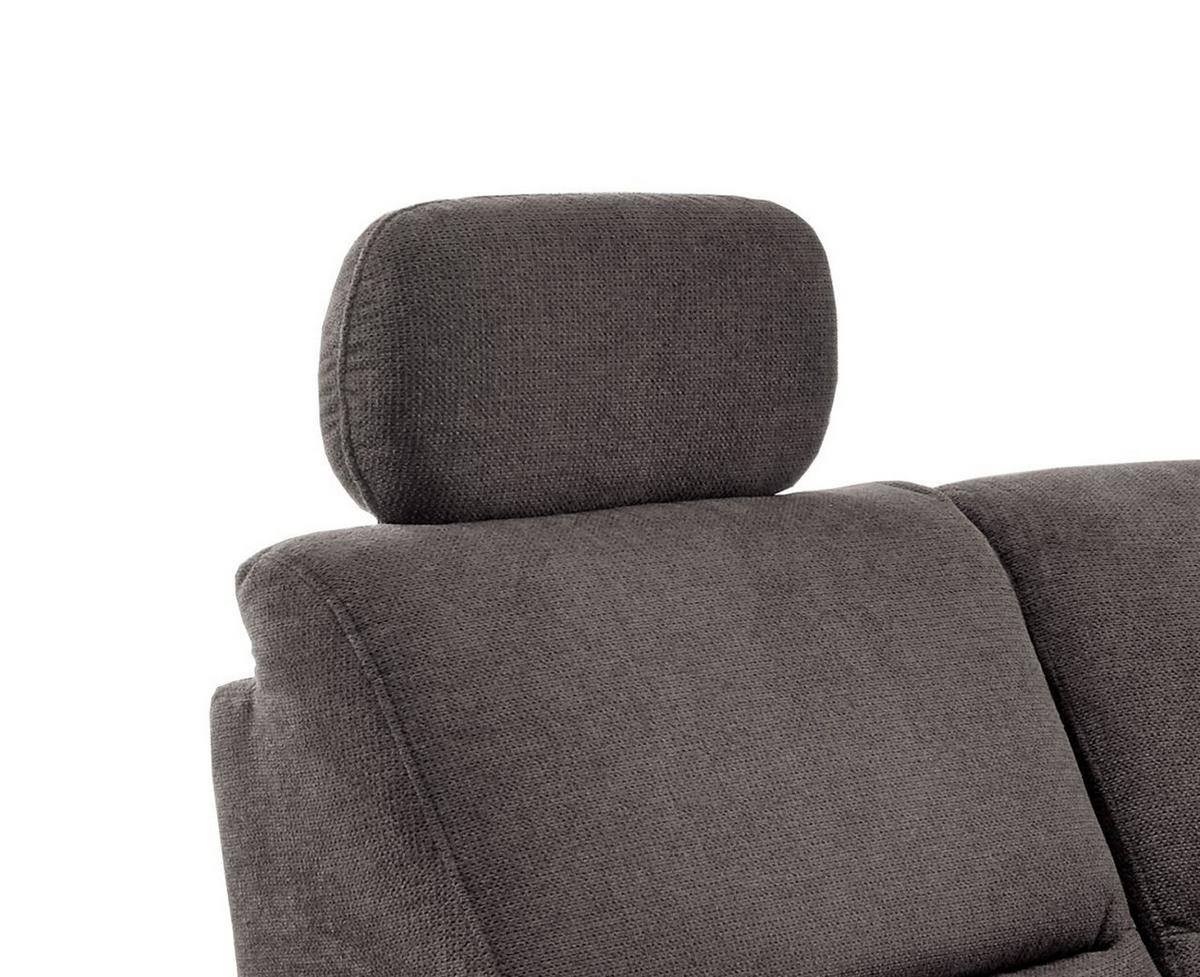 Ecksofa Parole Anthrazit S:186/237 cm - Wildeiche/Anthrazit, KONVENTIONELL, Textil (186/237cm) - Livetastic