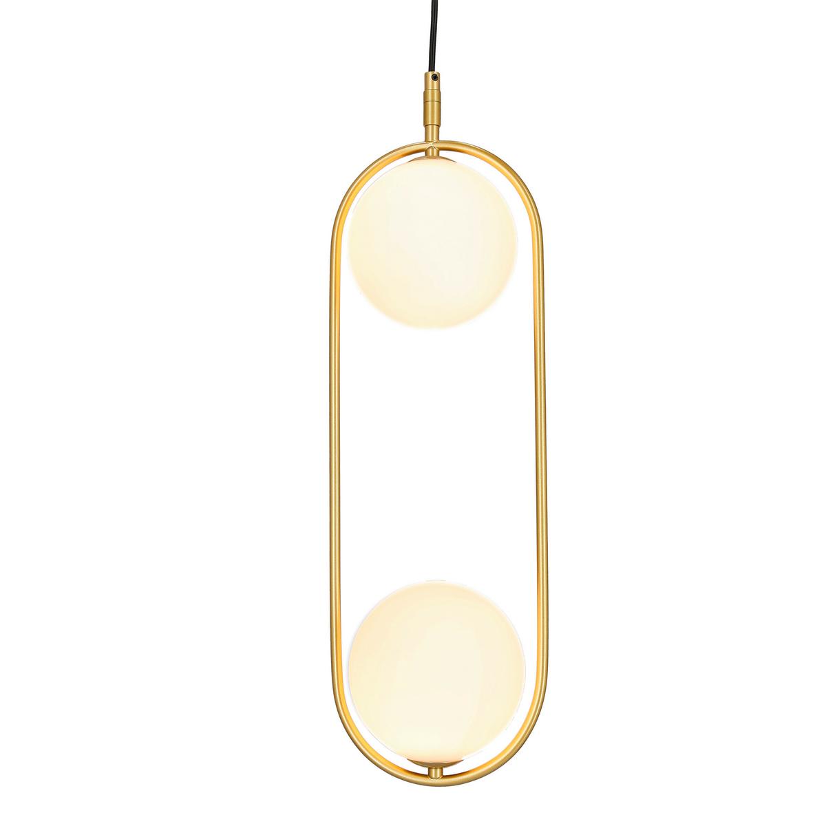 Hängeleuchte 32-73464 - Messingfarben, Design, Metall (18,5/15/140cm)
