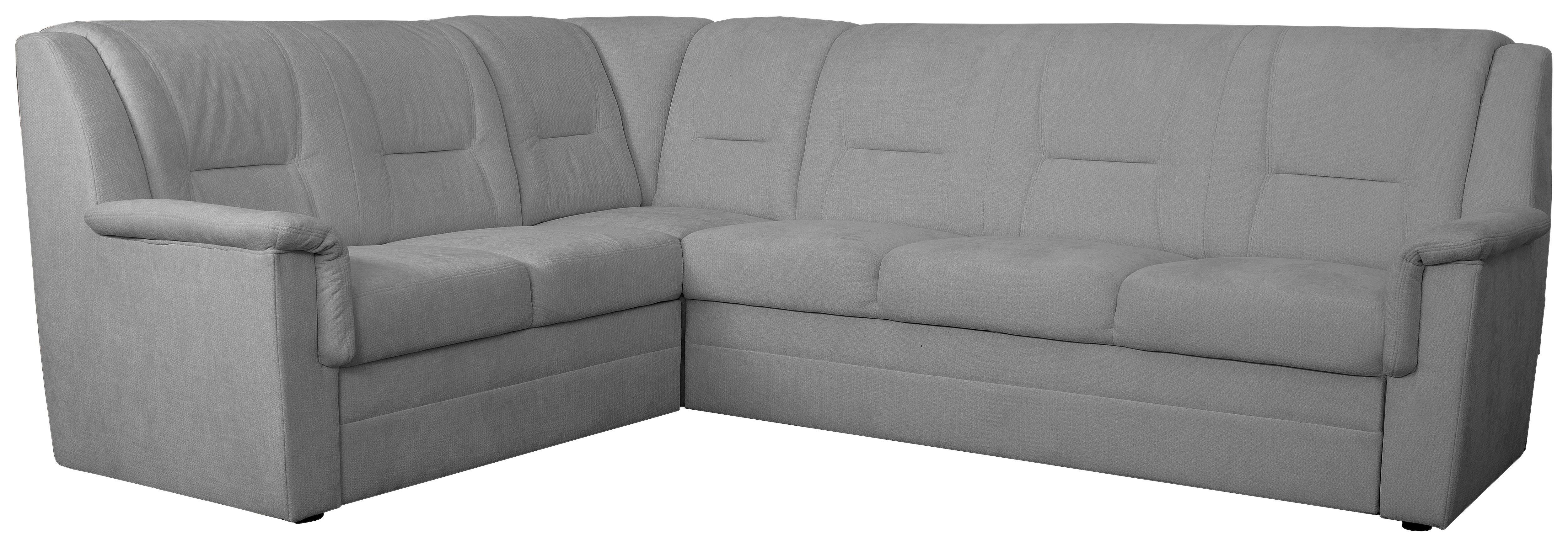 ECKSCHLAFSOFA Rafael, Grau S: 279x224cm - Beige/Schwarz, Trend, Textil (279/224cm)