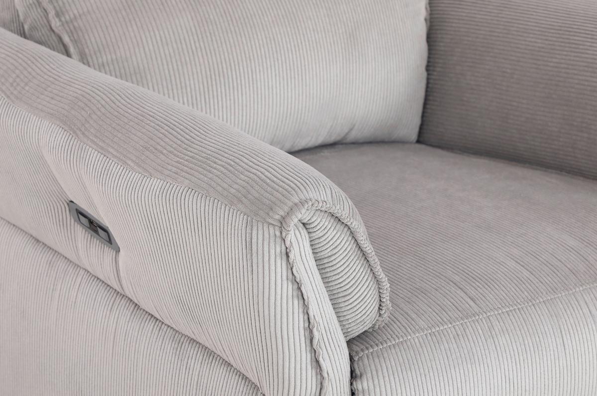 Fernsehsessel Jenson - Schwarz/Grau, MODERN, Holz/Textil (86/103/92cm)