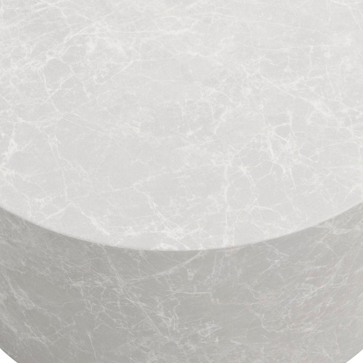 Couchtisch Monobloc Sandfarben D: 60 Cm - Sandfarben, Design, Holzwerkstoff (60/30cm) - Livetastic