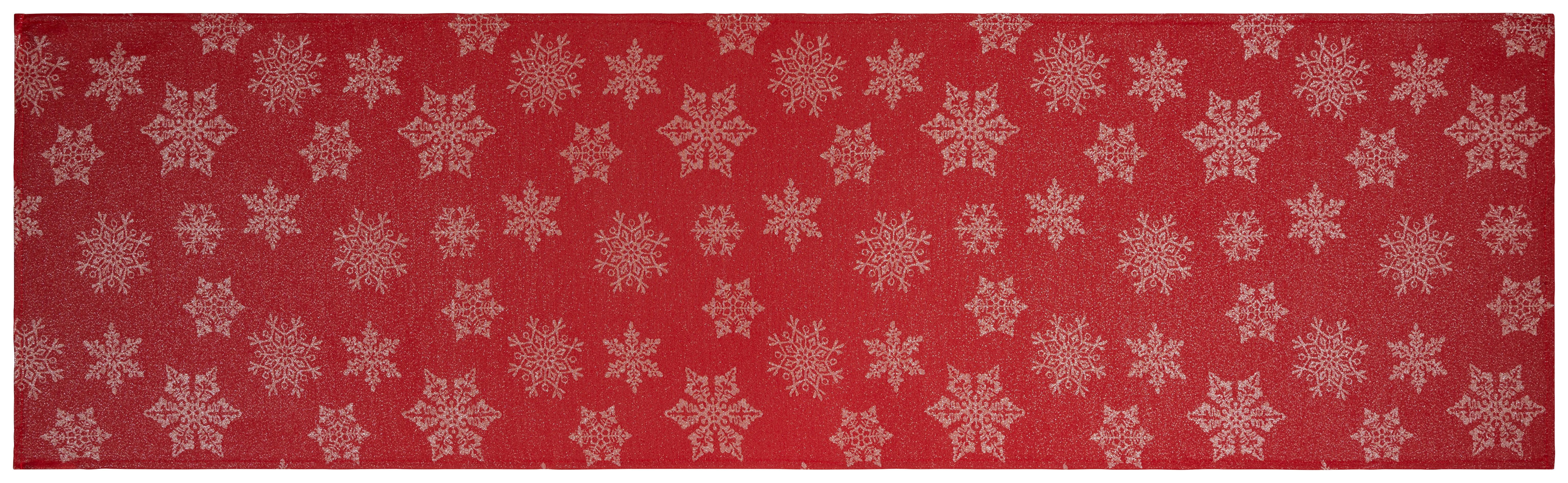 Tischläufer Gabriela - Rot, KONVENTIONELL, Textil (40/140cm) - Ondega