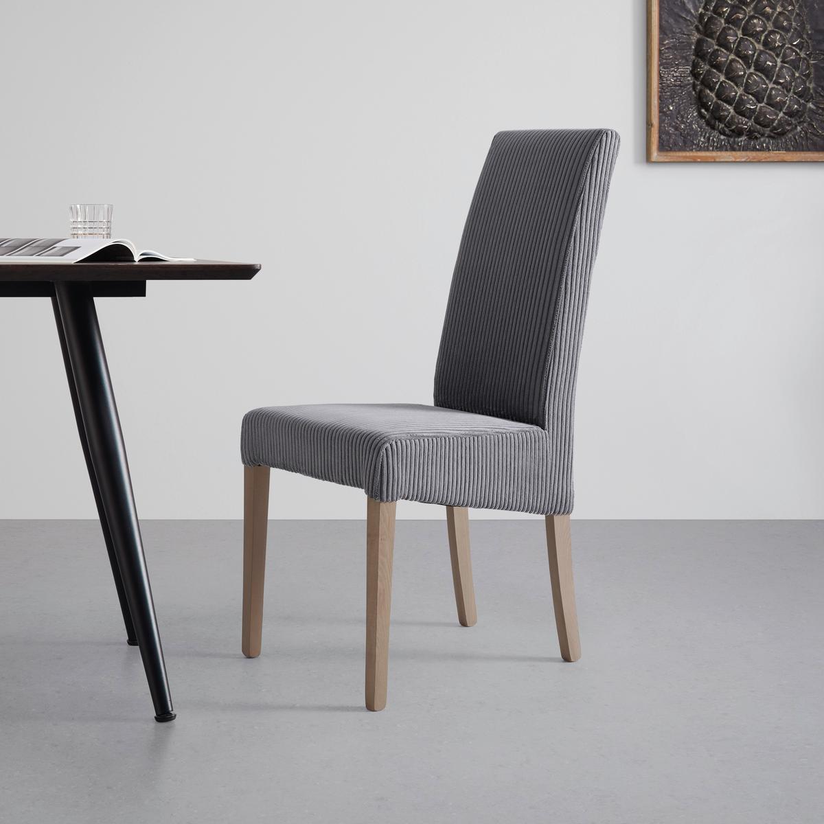 ŽIDLE ROKO - šedá/barvy dubu, Moderní, dřevo/textil (46/101/62cm) - Mömax