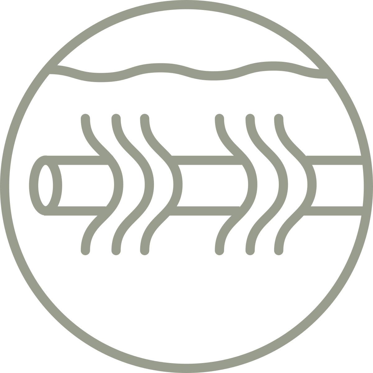 Fadenvorhang Simino - Silberfarben, Basics, Textil (145/245cm)