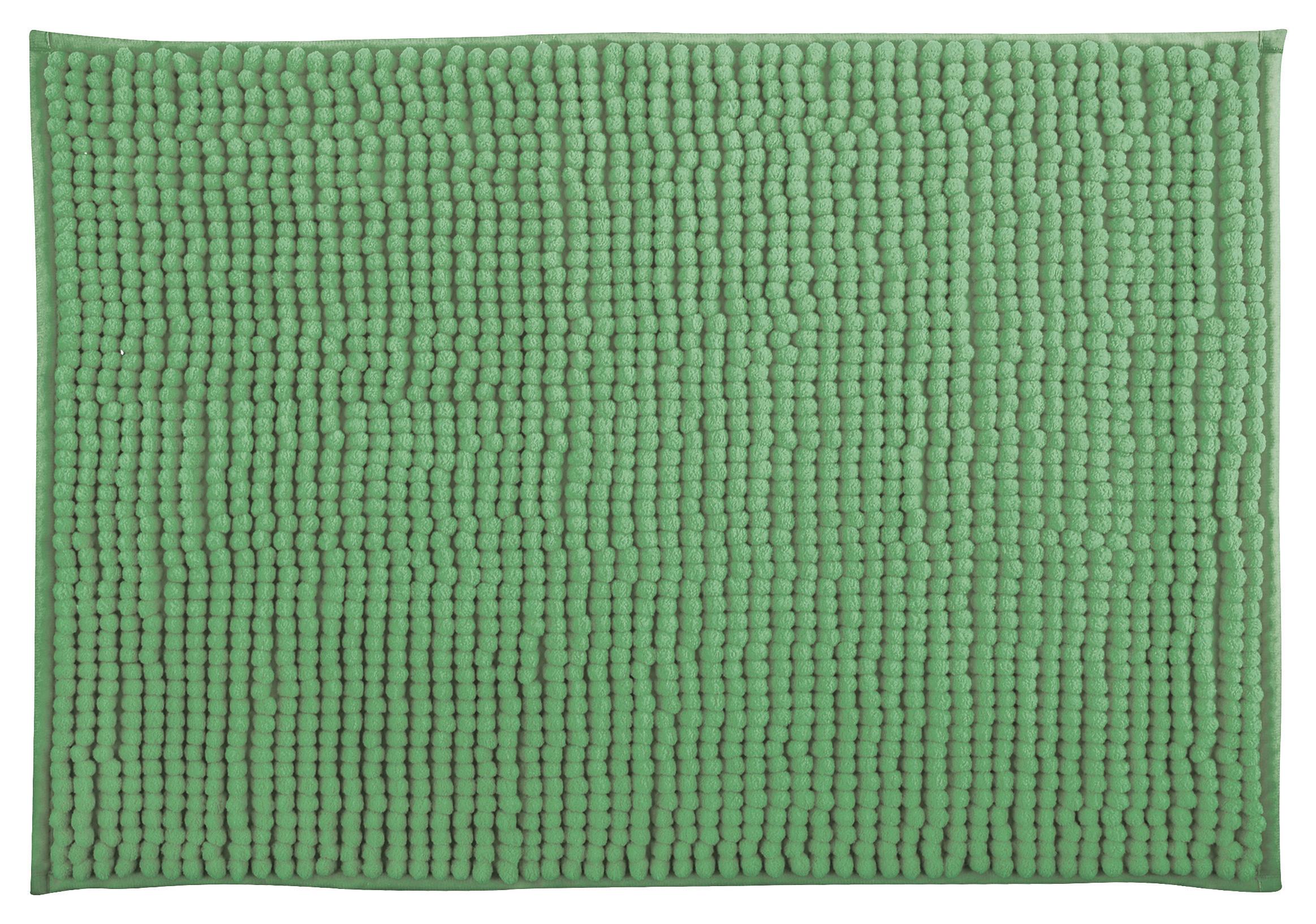 Badteppich Grün 50/80 cm - Grün, KONVENTIONELL (50/80cm) - Spirella