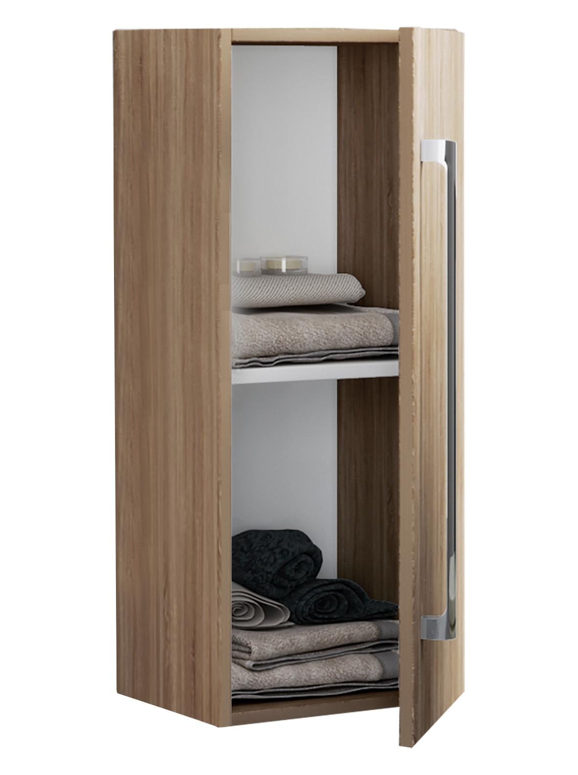 Midischrank Badinos Sonoma Eiche B: 33 cm - Sonoma Eiche, MODERN, Holzwerkstoff (33/75/22cm) - MID.YOU