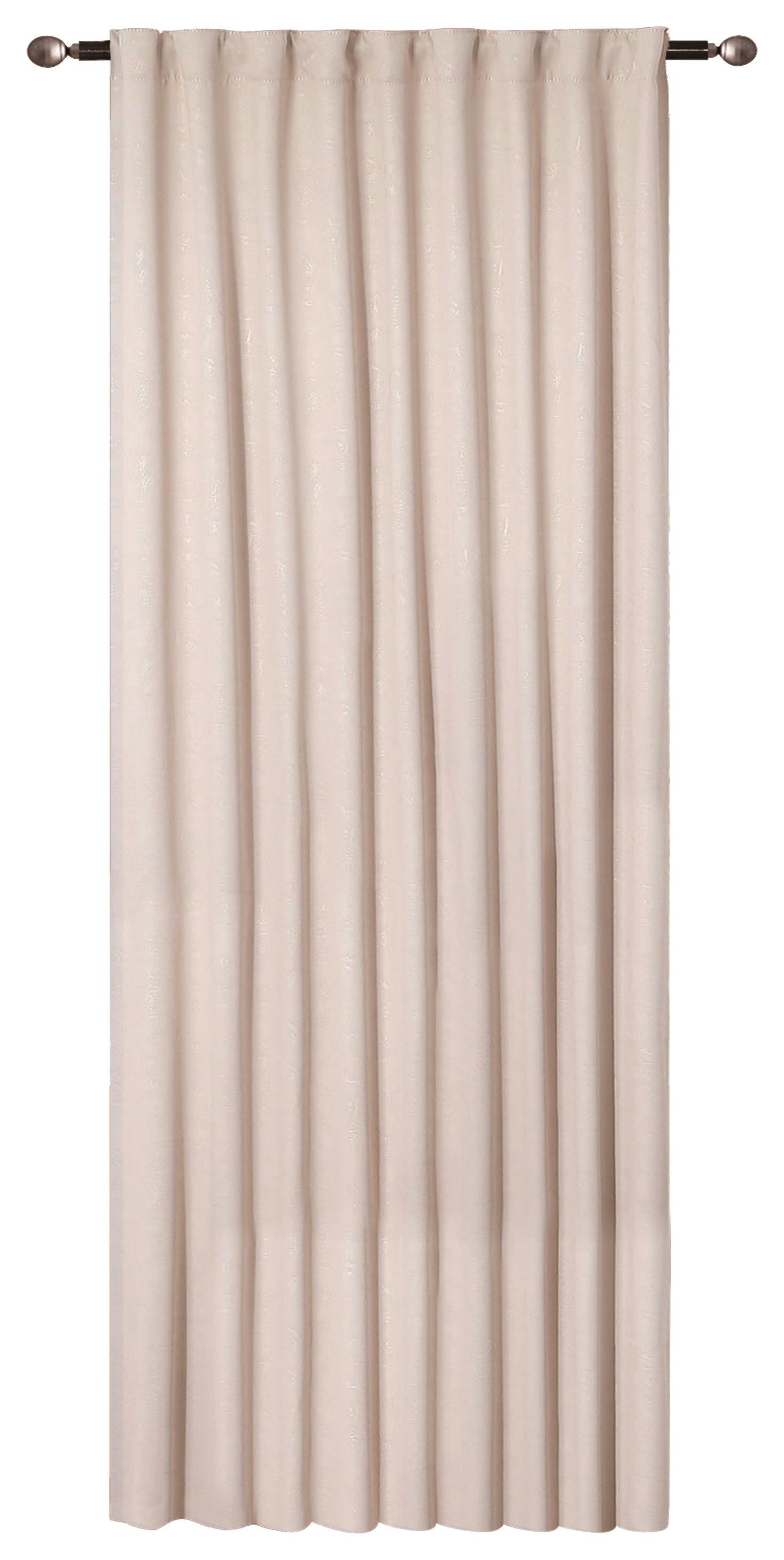 Verdunkelungsvorhang Vera - Beige, ROMANTIK / LANDHAUS, Textil (135/175cm) - James Wood