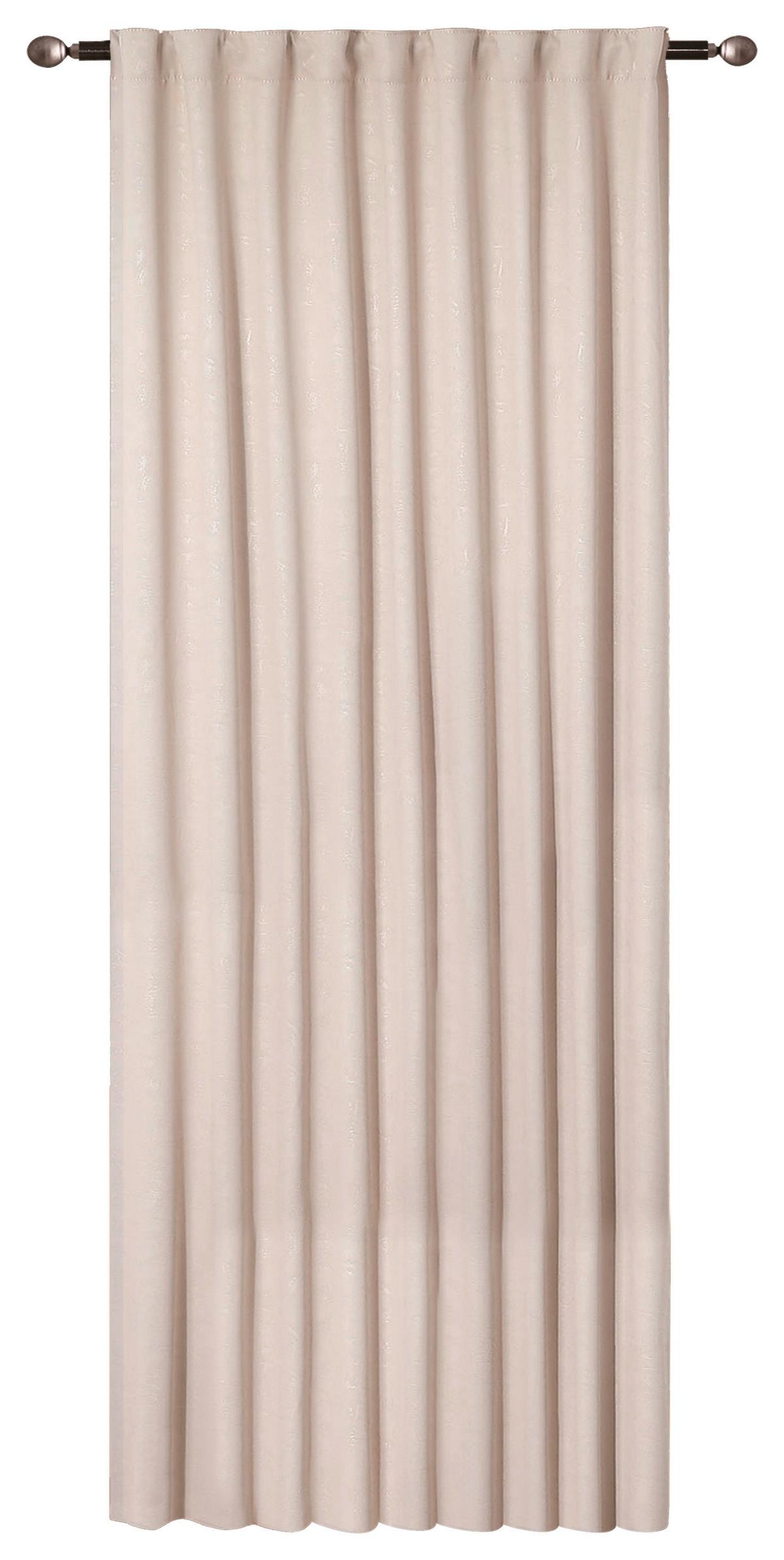 Sötétítőfüggöny Vera Kb. 135/175cm - bézs, Romantik / Landhaus, textil (135/175cm) - James Wood