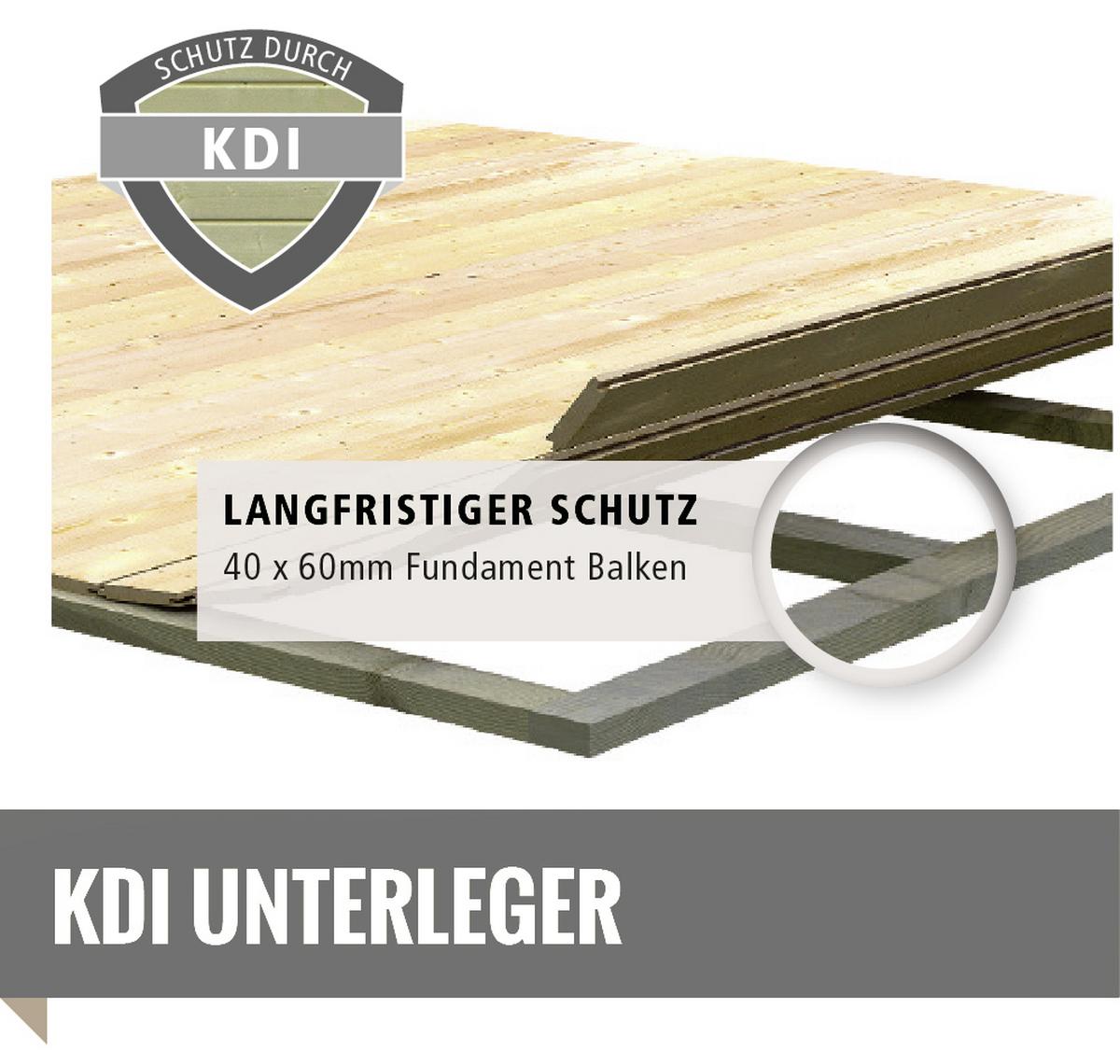 Sauna Dijon Mit Ext. Steuerung 9-Kw-Ofen Inkl. Diabassteine - Naturfarben, MODERN, Holz (196/228/196cm) - Karibu