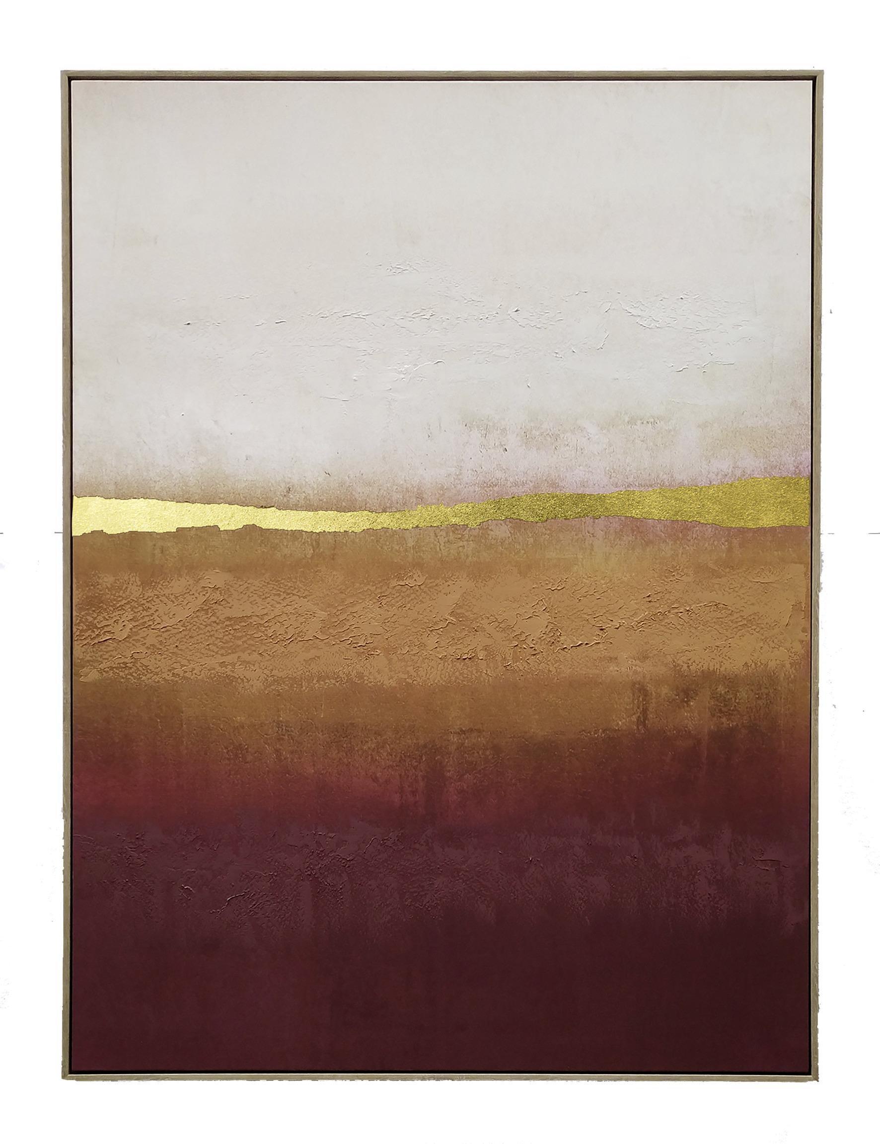 Obraz Na Plátne Denise, 100/140cm - prírodné farby/pink, drevo/textil (100/140cm) - Modern Living