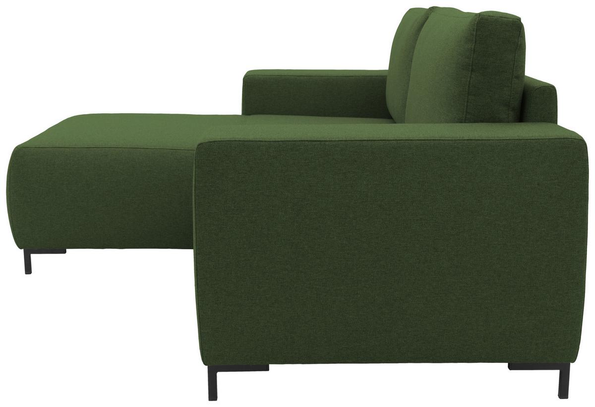 Ecksofa Looks Vi Grün - Schwarz/Grün, Design, Textil (242/160cm) - LOOKS by W.Joop