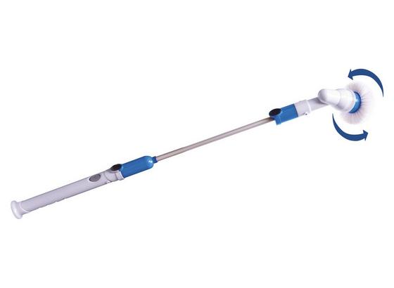 Reinigungsbürstenset Hurrican Spin Scrubber - Blau/Weiß, KONVENTIONELL, Kunststoff/Metall (110/7/10cm) - Mediashop Reinigungsbürstenset Hurrican Spin Scrubber - Blau/Weiß, KONVENTIONELL, Kunststoff/Metall (110/7/10cm) - Mediashop