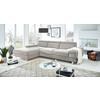Ecksofa Elvis Silberfarben S: 182x259 Cm - Silberfarben, KONVENTIONELL, Textil (182/259cm) - Trendmanufaktur