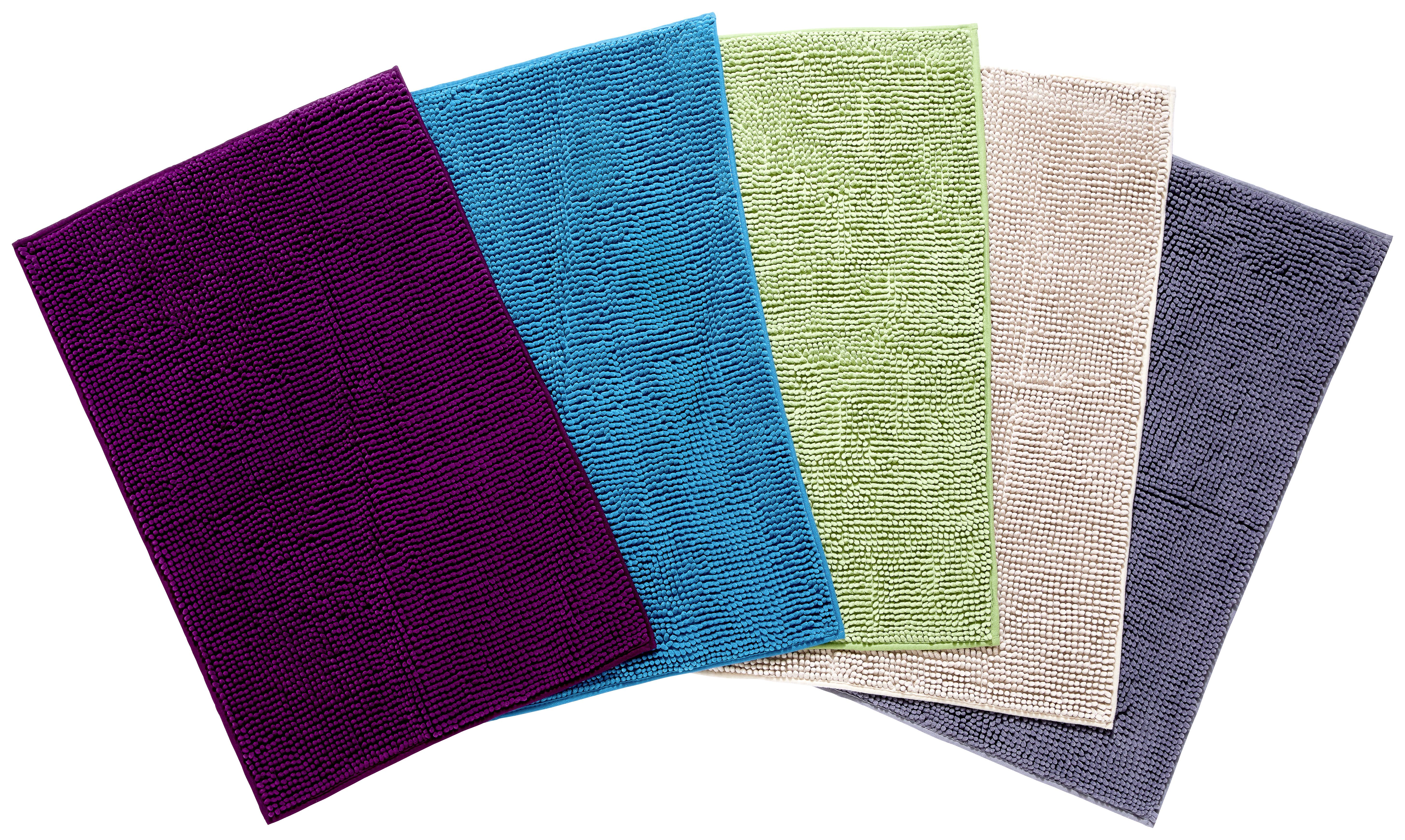 Badematte Anke Anthrazit 60x90 Cm Rutschhemmend - Anthrazit, KONVENTIONELL, Textil (60/90cm) - Luca Bessoni