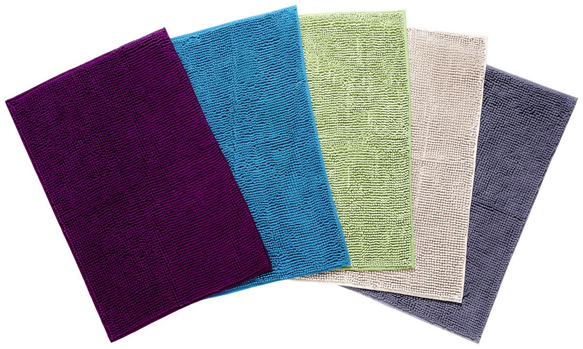 Badematte Anke Anthrazit 60x90 Cm Rutschhemmend - Anthrazit, KONVENTIONELL, Textil (60/90cm) - Luca Bessoni