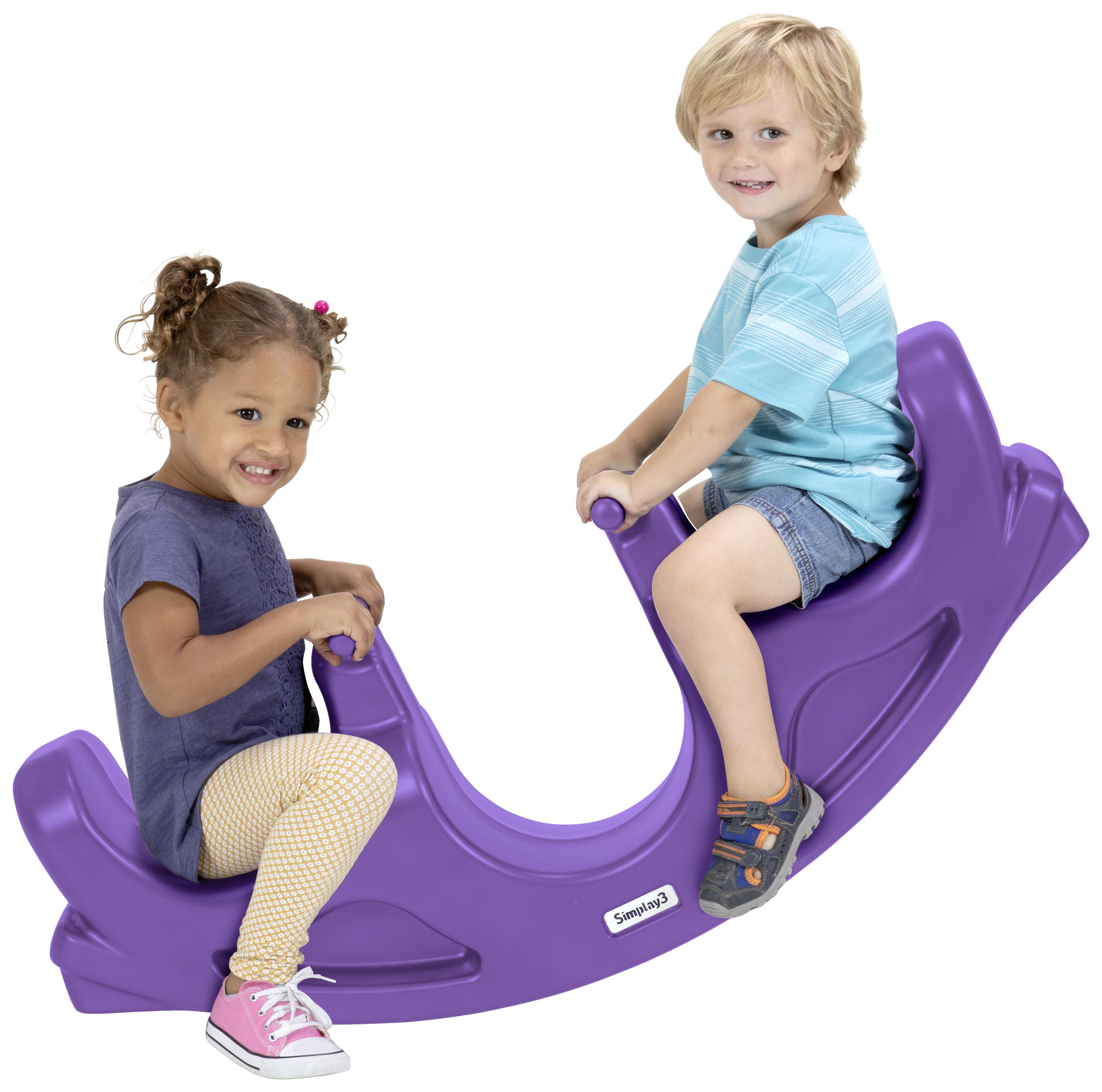 Wippe Simplay 3 Rock & Roll Violett Kunststoff Ab 1,5 J. - Violett, Basics, Kunststoff (104,1/23,5/40,6cm)