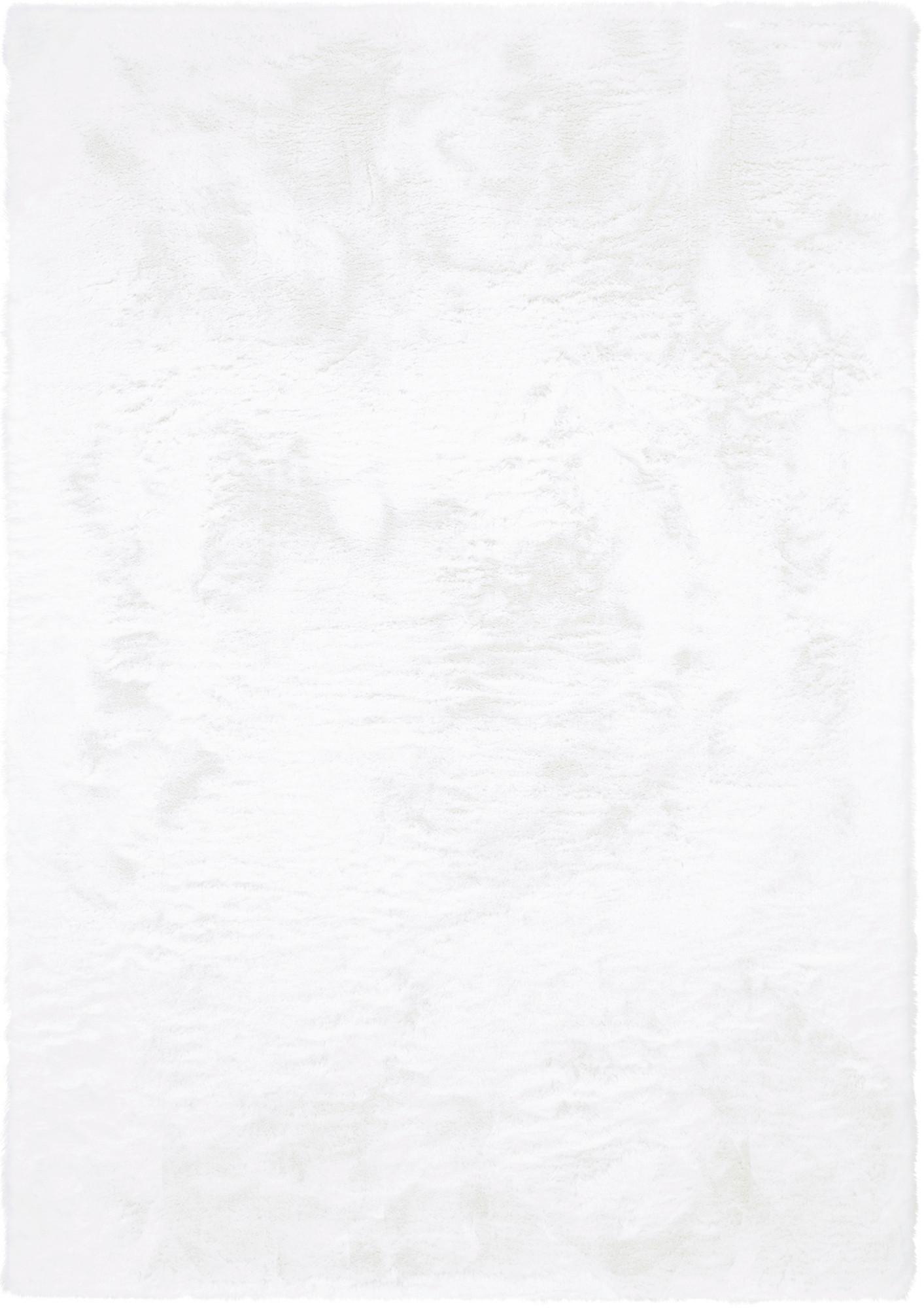 Hochflorteppich Silky Haven - Creme/Weiß, Basics, Textil (80/150cm)