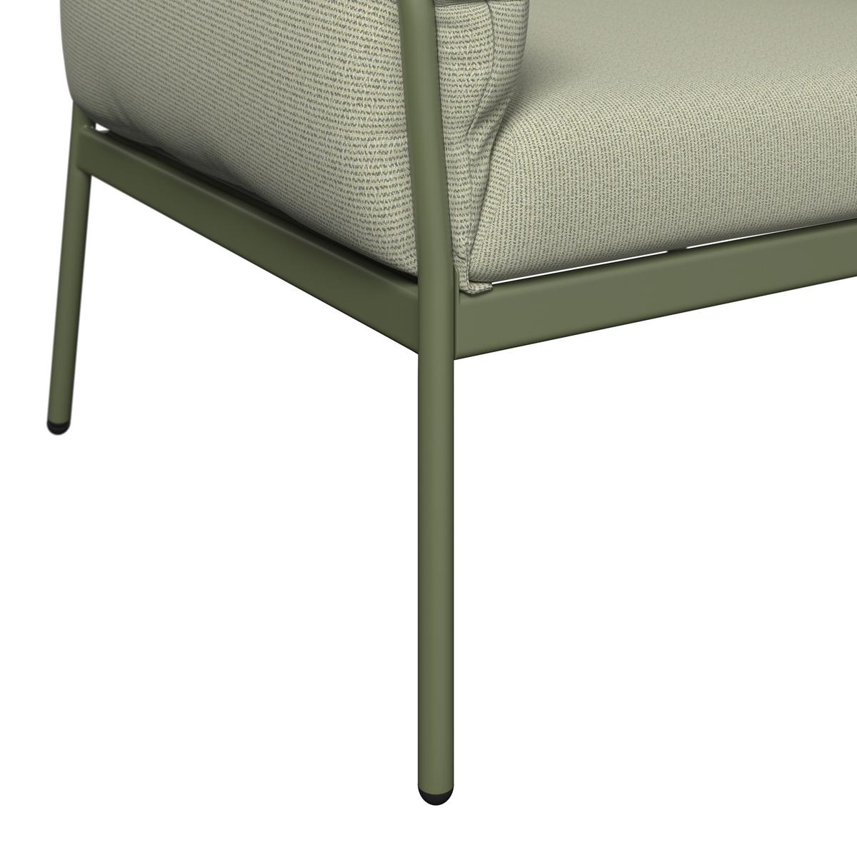 Balkonset Delhi - Transparent/Grün, Basics, Glas/Textil - Beldano