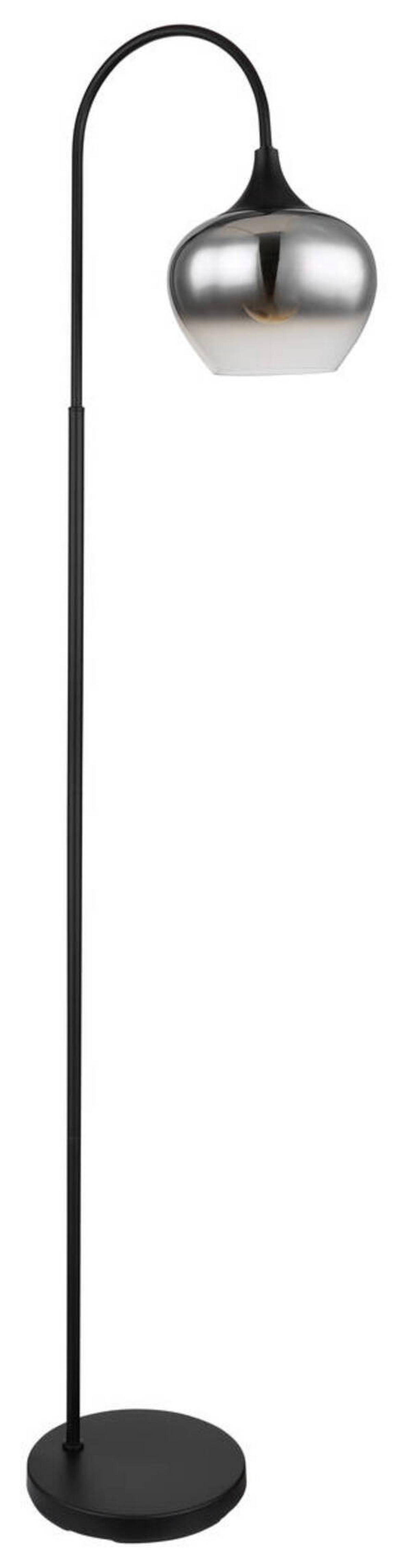 Állólámpa 15548s  Maxy - fekete, Design, Üveg/fém (39/25/150cm) - Globo