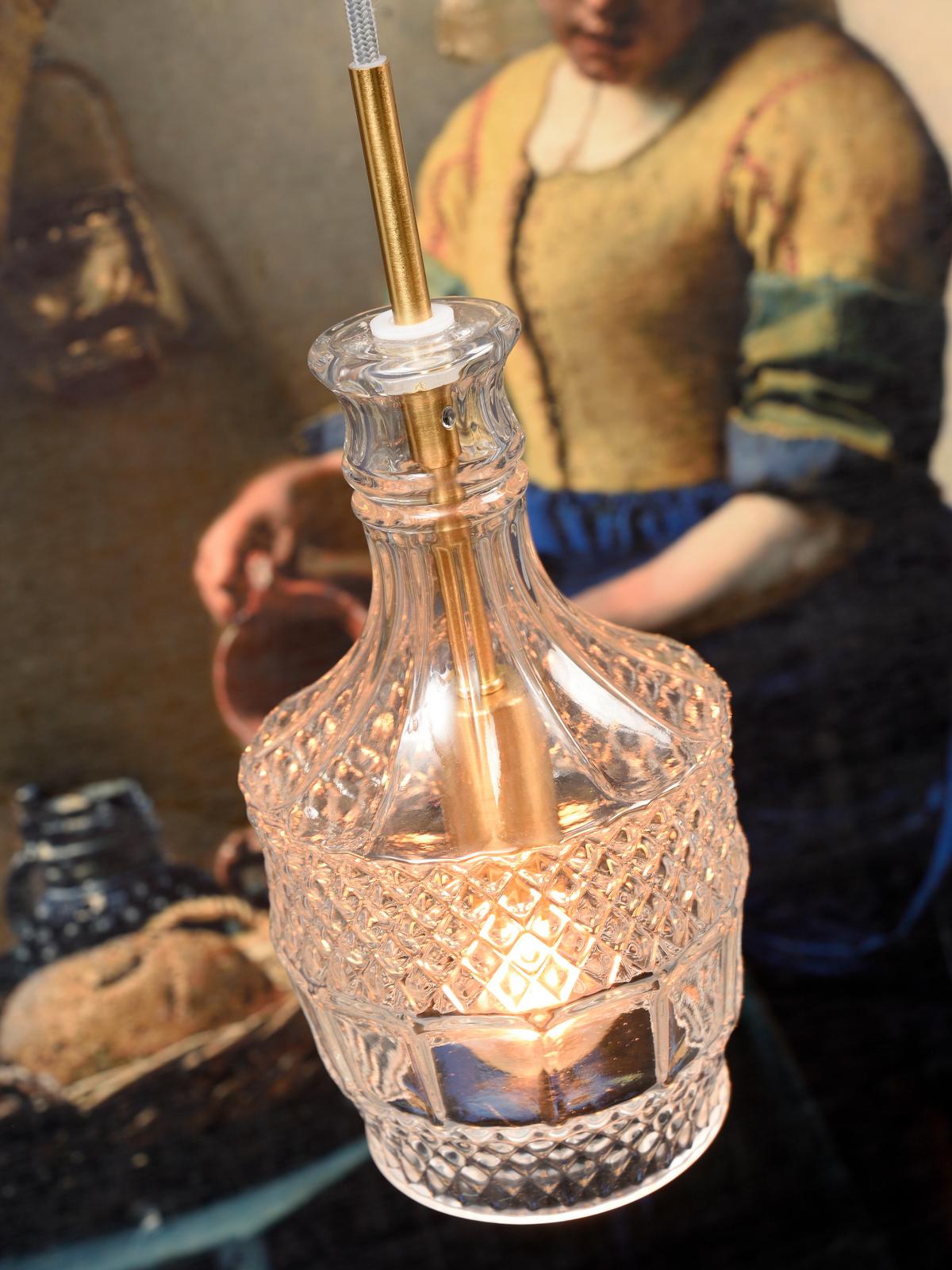 Hängeleuchte Brussels H: 21 cm 1-Flammig - Transparent, Design, Glas (17/21/35cm) - It's about Romi