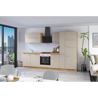 Küchenblock Ip1200 - Eichefarben/Creme, Basics, Holzwerkstoff (310cm) - Impuls