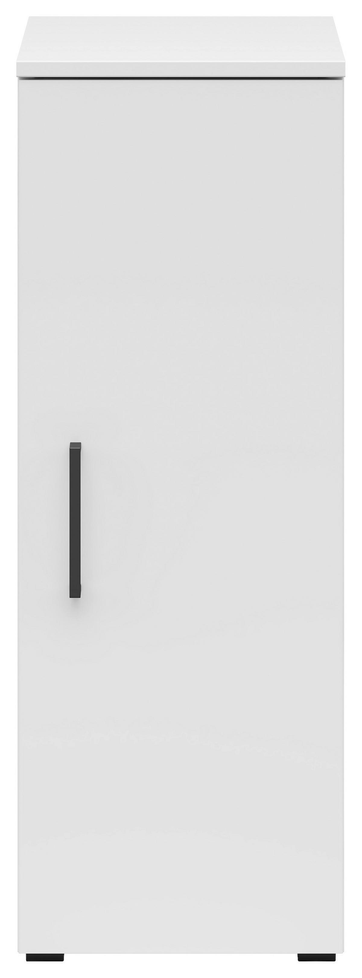 Skrinka MULTISTAURAUM š: 30cm - čierna/biela, Modern, kompozitné drevo/plast (30/83/40cm)