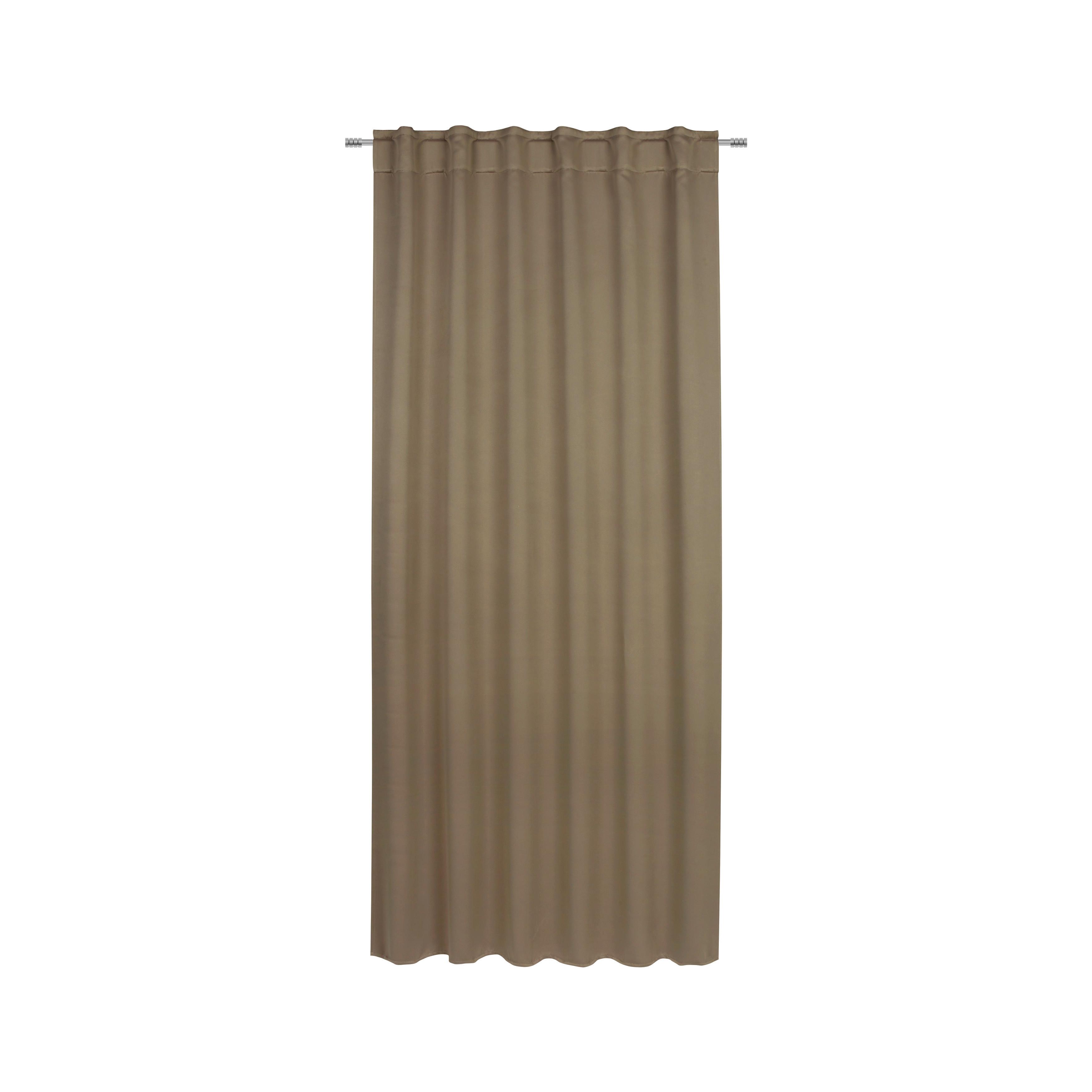 Zatemňovací záves Ricco, 2x140/245cm - hnedá, textil (140/245cm) - Modern Living