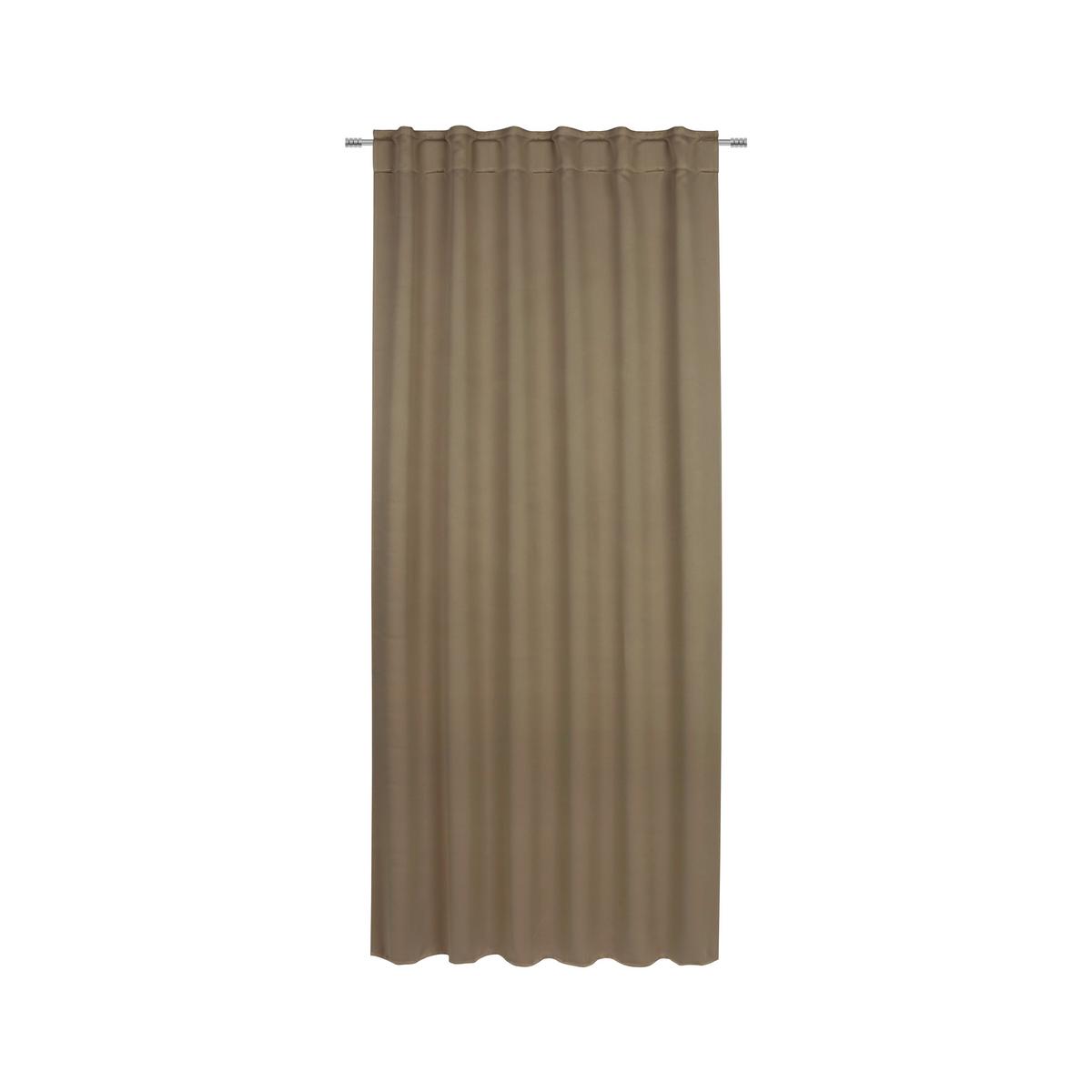 Zatemňovací závěs Ricco, 2x140/245cm - hnědá, textil (140/245cm) - Modern Living