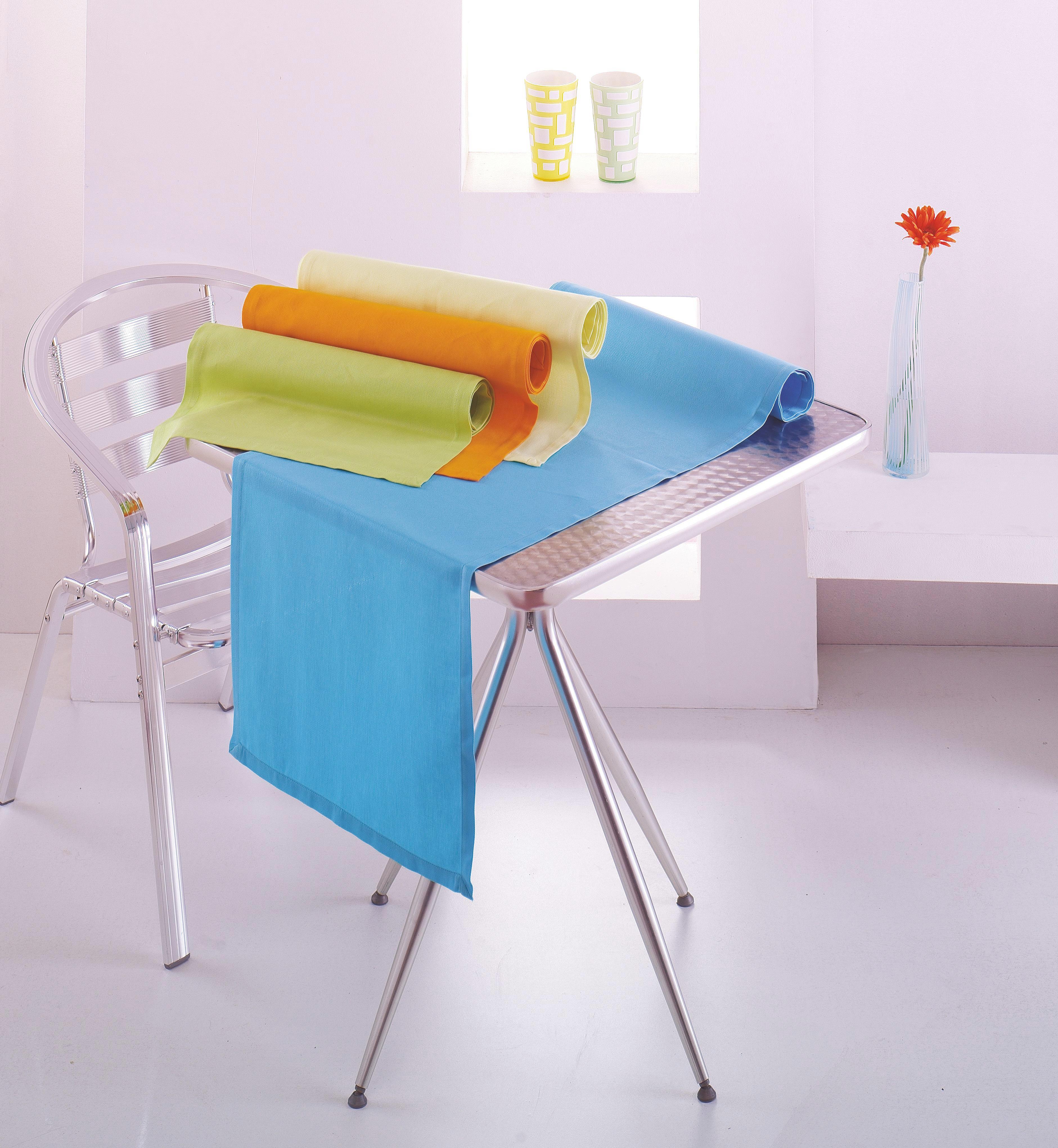 Asztali Futó Eva - Bézs/Pink, modern, Textil (45/150cm) - Luca Bessoni