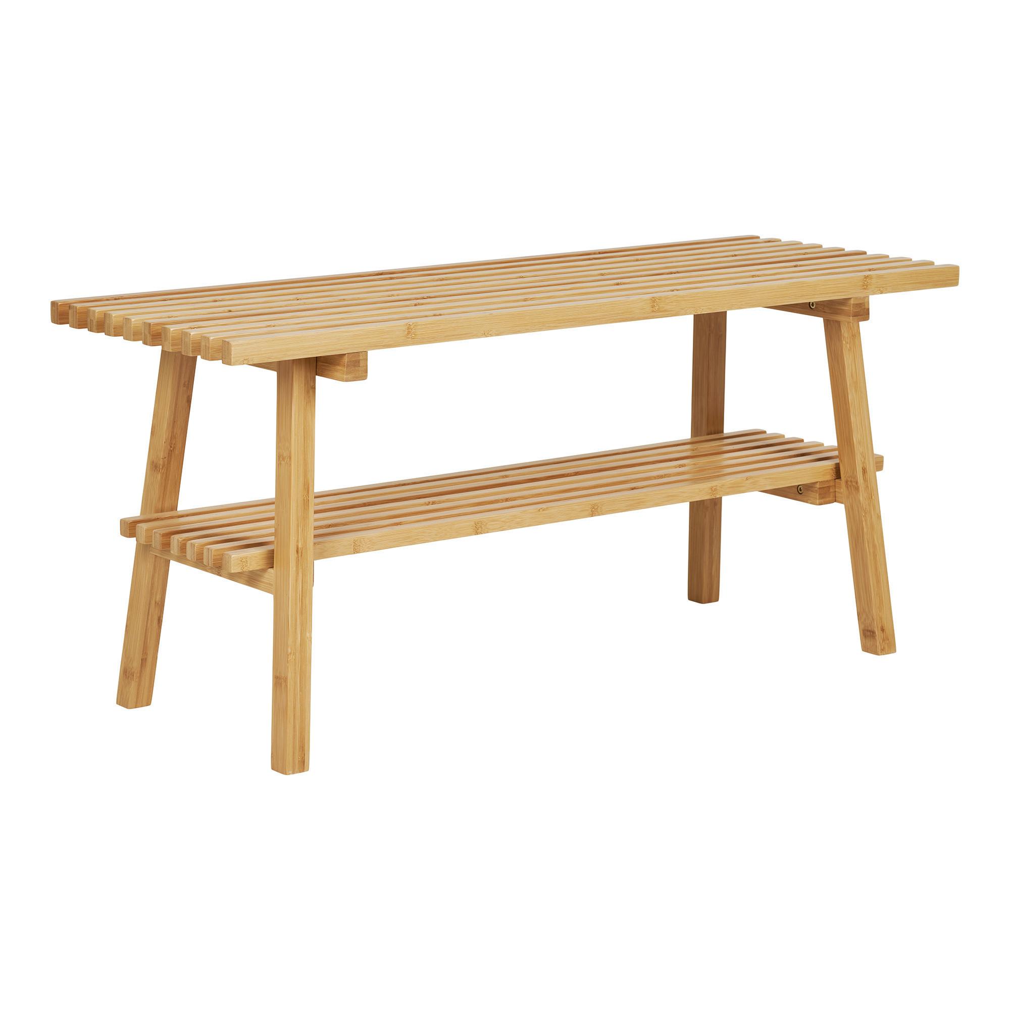 GARDEROBENBANK Ember Naturfarben B: 70cm - Naturfarben, Design, Holz (70/28/45cm) - MID.YOU