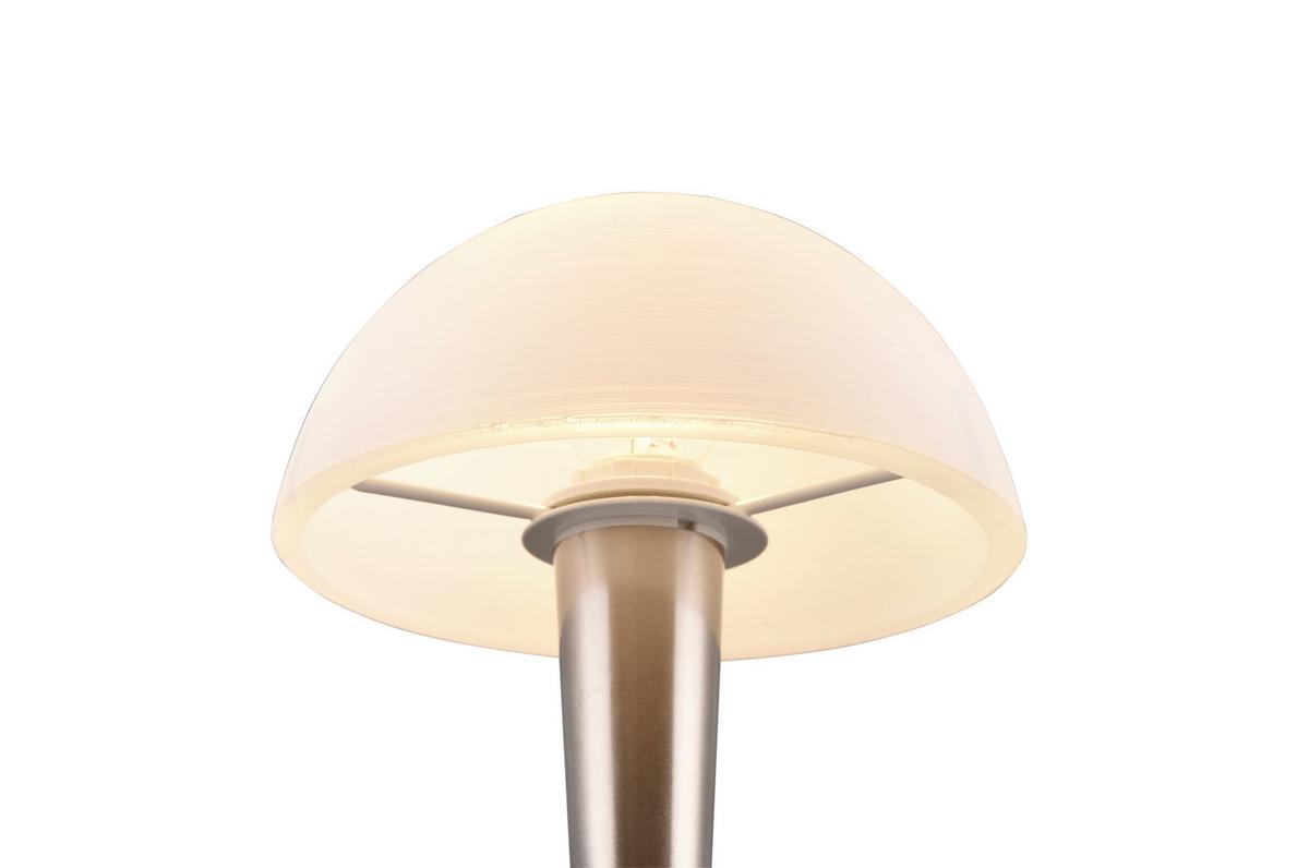 Tischleuchte R59561107 Canaria - Weiß/Nickelfarben, Basics, Glas/Metall (15/26,5cm)