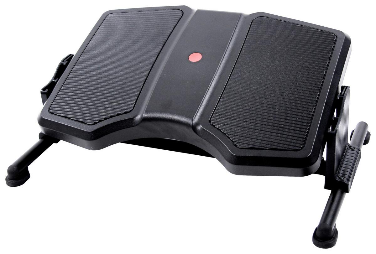 Fußstütze Podi Ii - Schwarz, Basics, Kunststoff/Metall (49/24/30cm) - MID.YOU