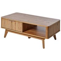 Couchtisch Wave Coffee Sk - Eichefarben, MODERN, Holzwerkstoff (110/55/44cm) - Livetastic