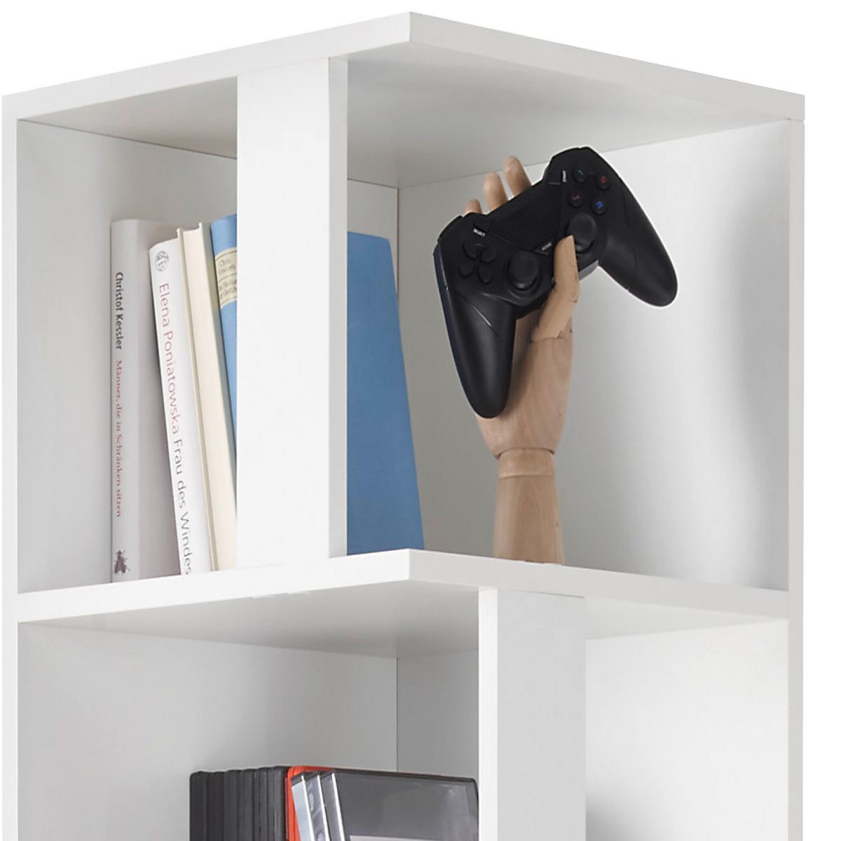 Eckregal Corner Shelf 38 cm Weiß - Weiß, Basics, Holzwerkstoff (38/186/38cm) - P & B